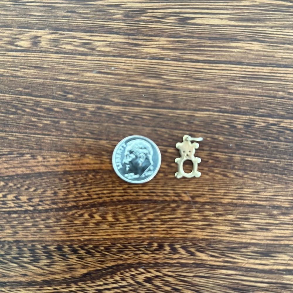 14kt Bear Charm